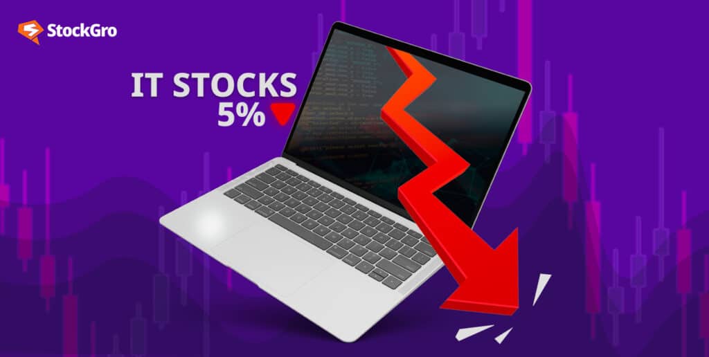 IT stocks fall 5%