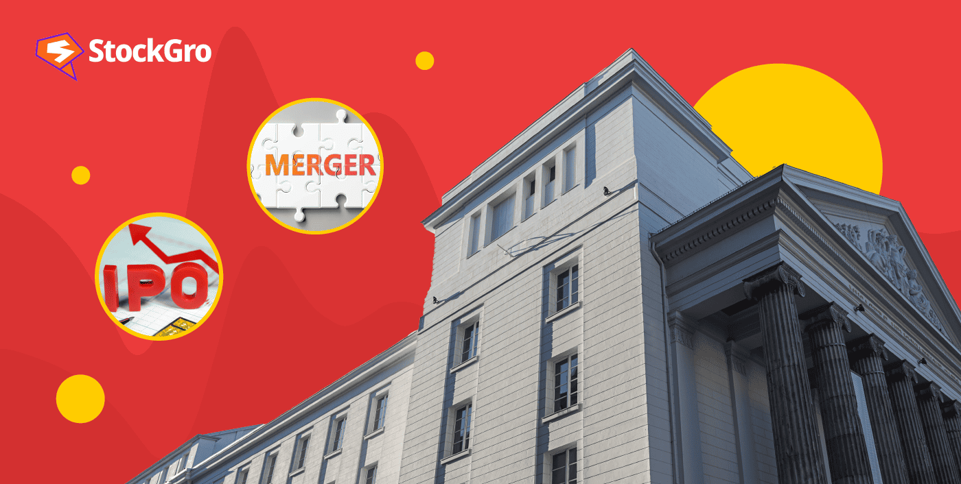 What is the role of investment banks in corporate deals?