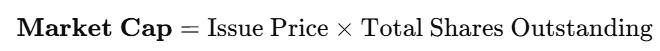 Market Capitalisation Calculation