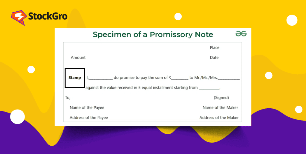 promissory note