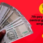 7th pay matrix for central government employees