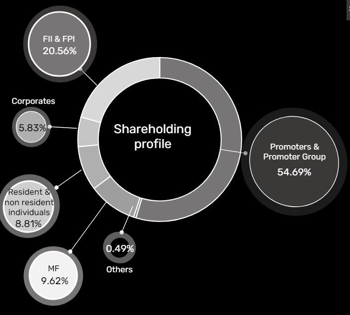 Bajaj Finance shareholding pattern
