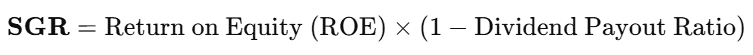 SGR formaula