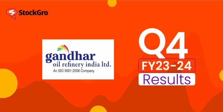 Gandhar Oil Refinery Q4 results