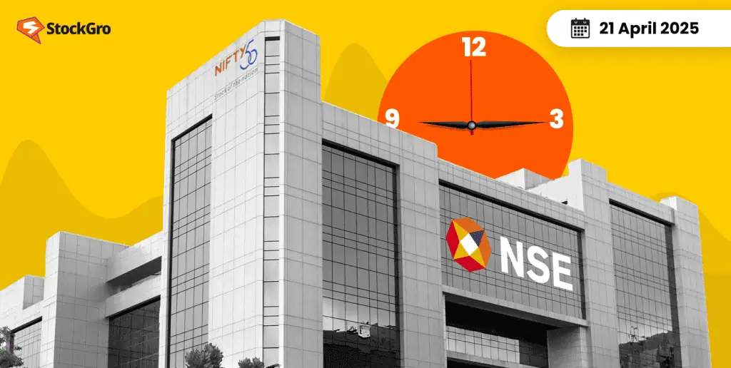 What happened in the Indian stock market today (21st April 2025)?