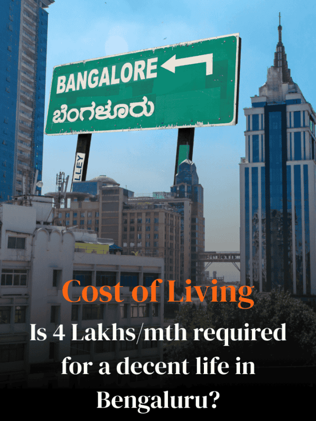 Cost of Living in bengaluru