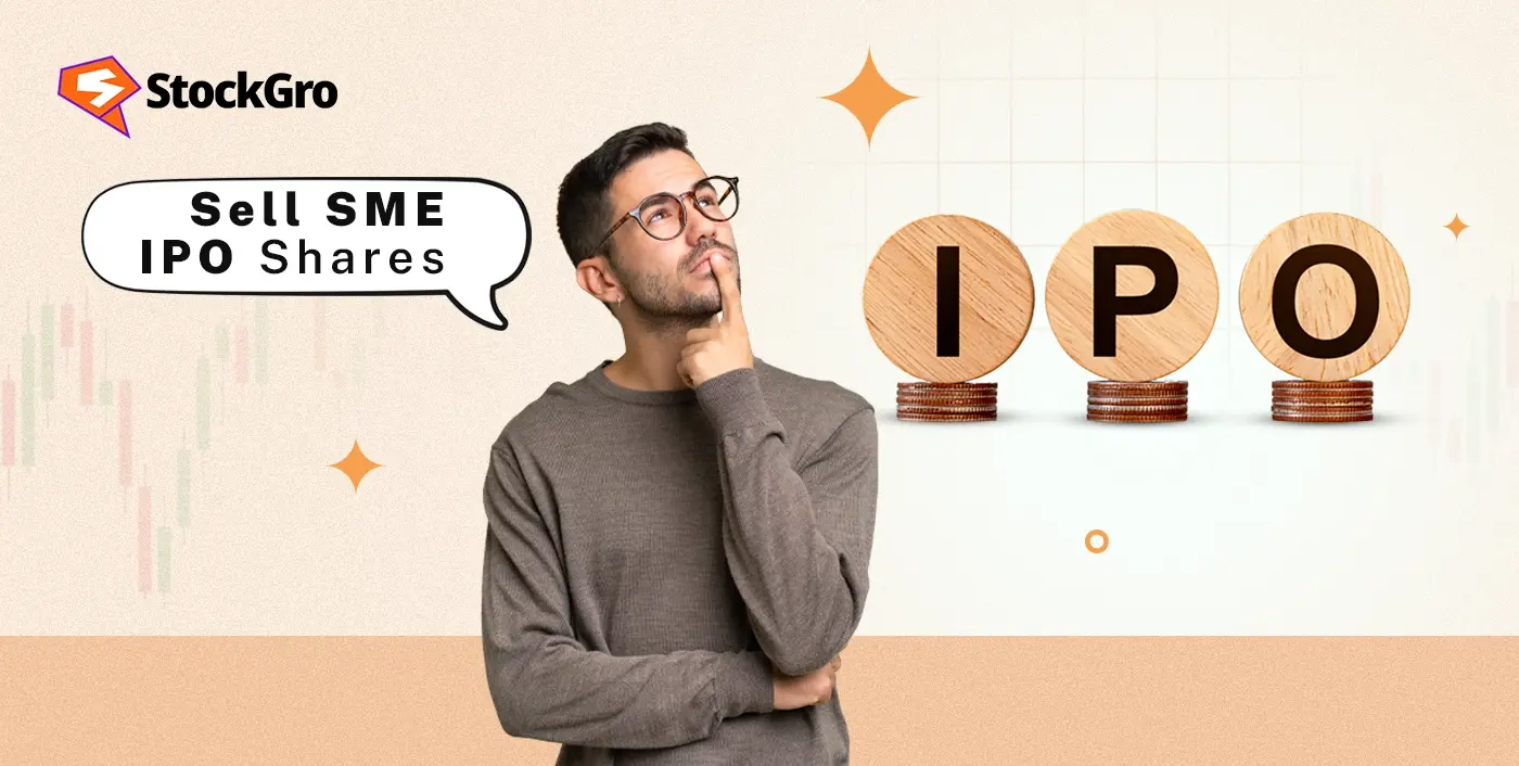 how to sell sme ipo shares