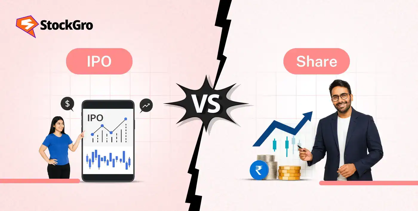 difference between ipo and share