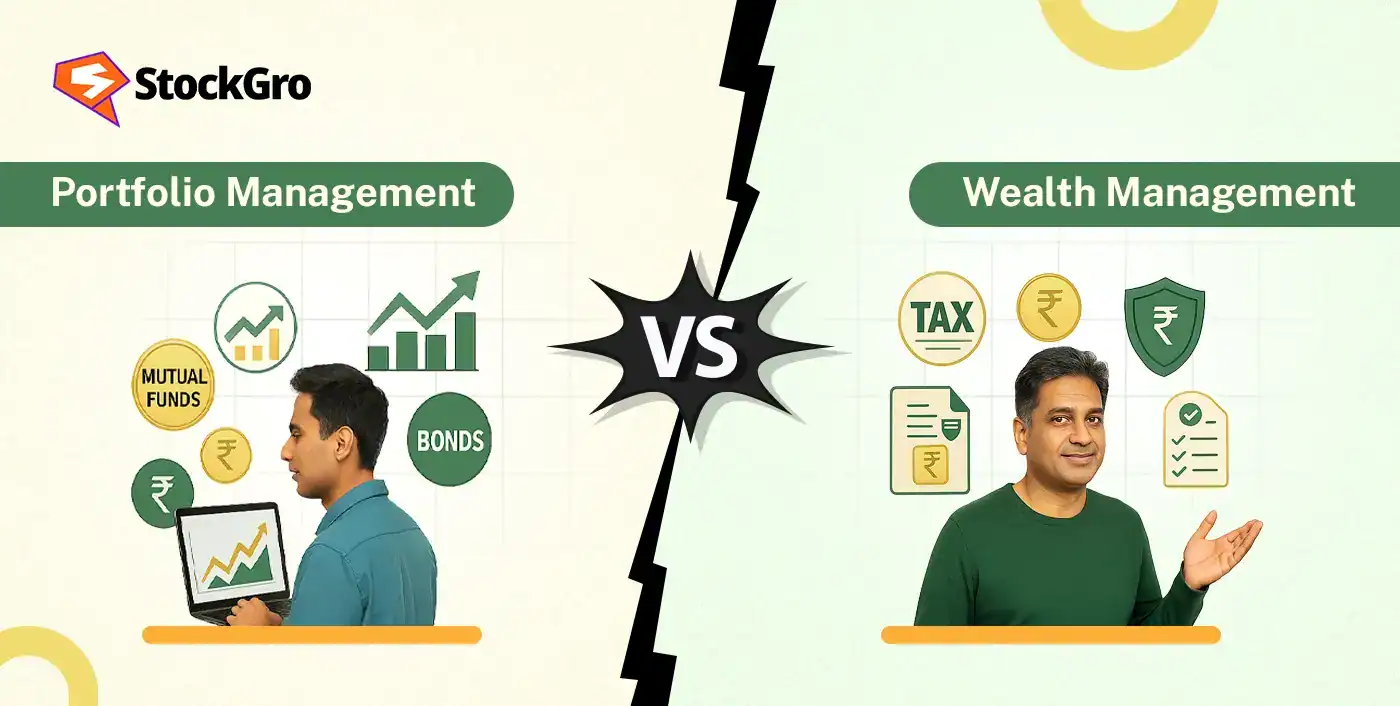 difference between portfolio management and wealth management