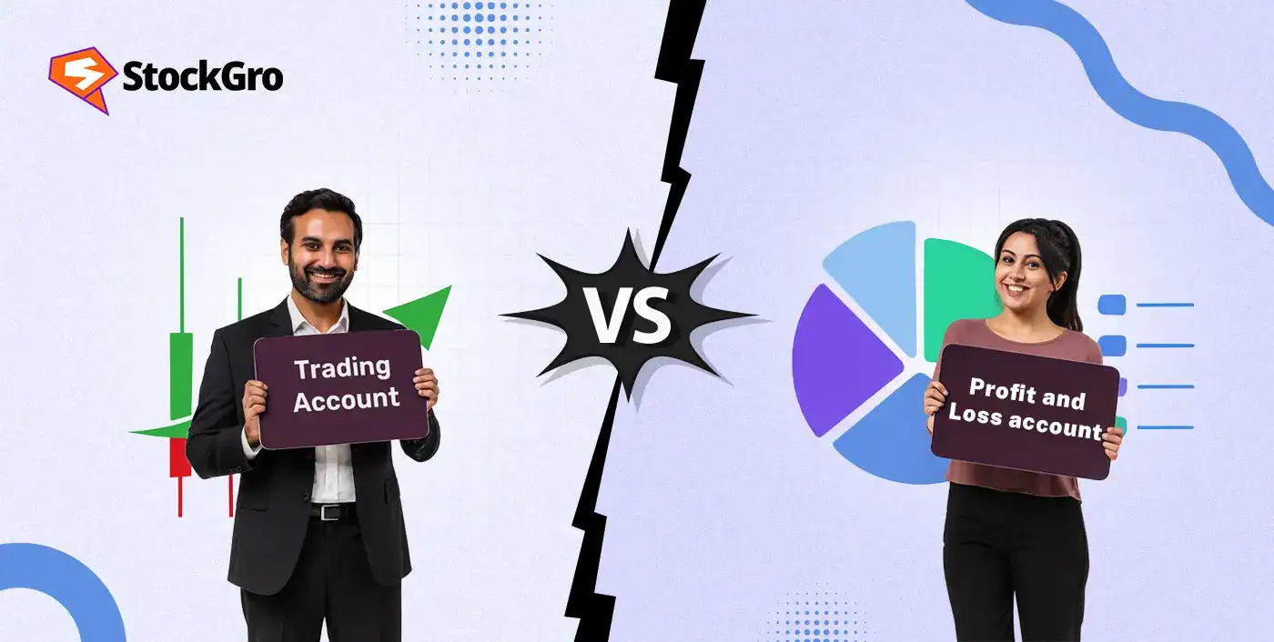 difference between trading account and profit and loss account