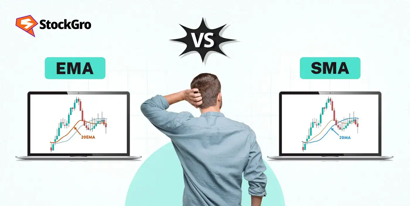 difference between simple and exponential moving average