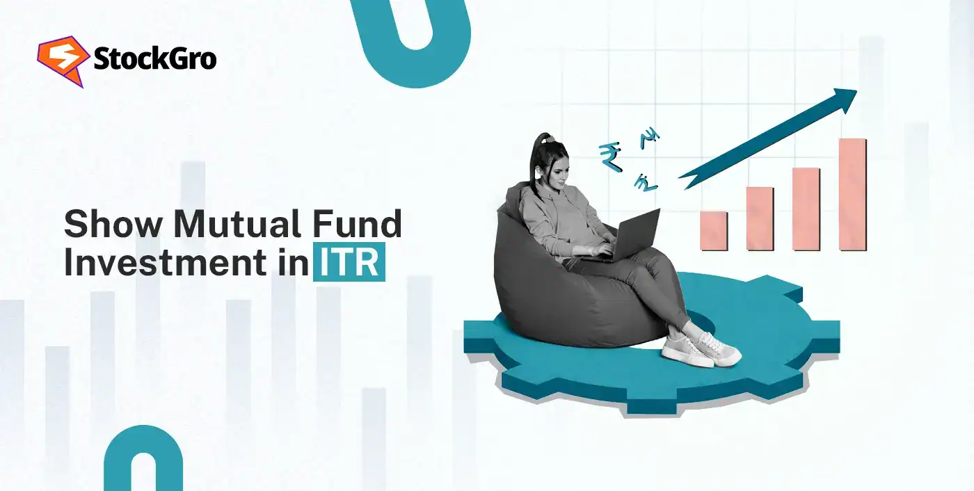 how to show mutual fund investment in itr