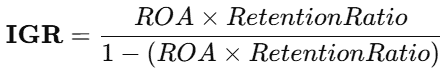 IGR formula