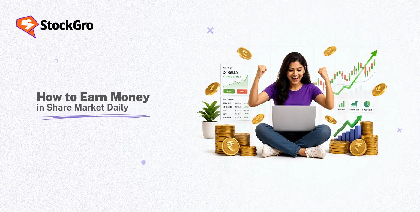 how to earn money in share market daily