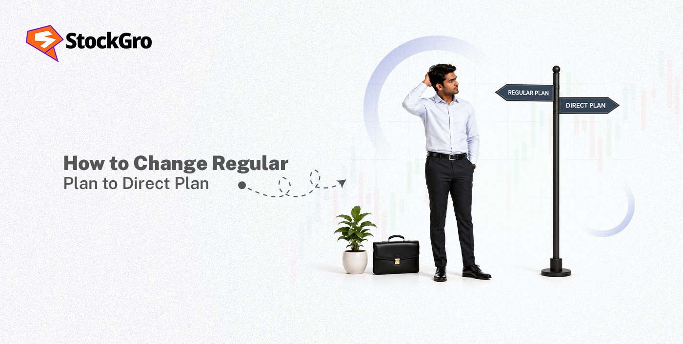 how to change regular plan to direct plan