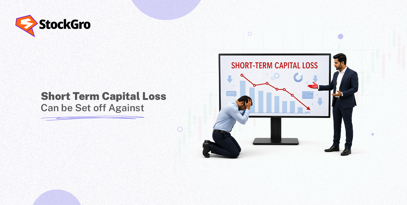 short term capital loss can be set off against