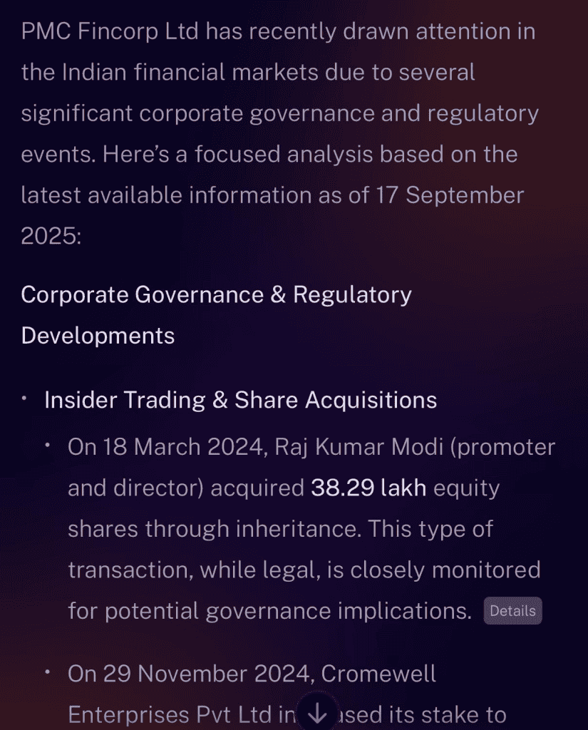 Stoxo analysis highlights insider acquisitions, SEBI scrutiny, and compliance issues, showing governance risks and weak fundamentals in penny stocks.