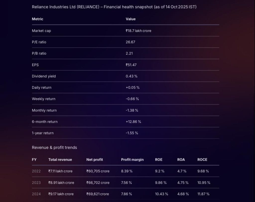 Investor using Stoxo AI on a laptop to instantly analyse a company’s key financial metrics, showing how AI simplifies stock valuation.