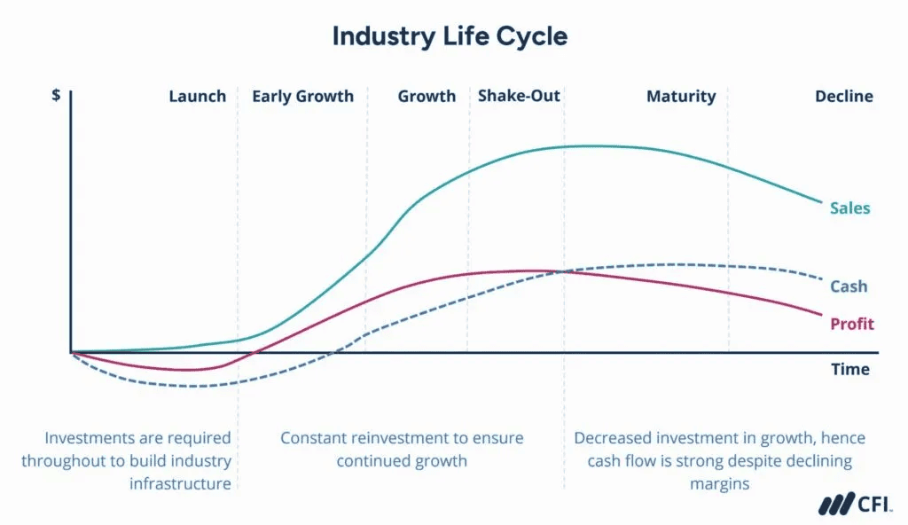 Sector life cycle stages